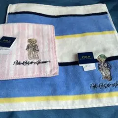 POLO RALPH LAUREN ポロベア ハンカチ 2枚セット