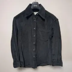 Eddie Bauer ブラック コーデュロイ 長袖シャツ