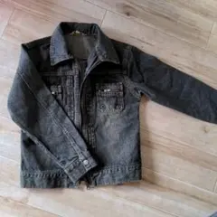 ダークグレー デニムジャケット