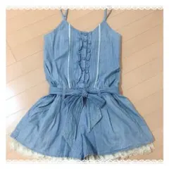 デニムサロペット