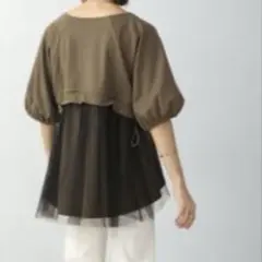 Bou jeloud チュールレイヤードプルオーバーのサムネイル