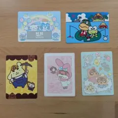 【どうぶつの森】amiibo カード サンリオ コラボ おまけ ステッカー