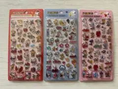 ✴︎新作✴︎①スヌーピー ボンボンドロップ風シール【硬いタイプ】 3枚セット