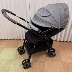 クリーニング済　☆綺麗☆　アップリカ　ラクーナクッション　フリー　革調ハンドルのサムネイル