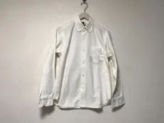本物ノーブルマインNOBLEMINEコットン長袖シャツメンズサーフアメカジ白S