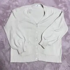 WEGO スクールカーディガン ニットカーディガン 白色 Freeサイズ