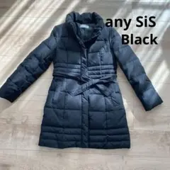 エニィフィス　黒ダウンコート　S〜M