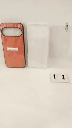 Pixel10/10Proオレンジ(透明ケース+598円 フィルム+498円)