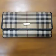 Burberry チェック柄 長財布
