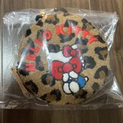 サンリオキャラクターズ　ハローキティ レオパード柄　サガラサークルポーチ