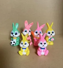 エスエス製薬 ピョンちゃん ソフビ　6体セット