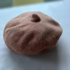 ウール100% ベレー帽　オレンジ