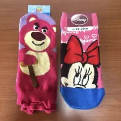 ディズニー 靴下 2足セット 23〜25cm