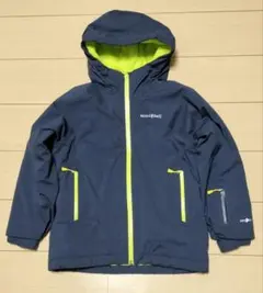 美品　mont-bell スキーウェア(パウダーステップパーカー)160cm パウダーステップ パーカ Men's｜モンベル