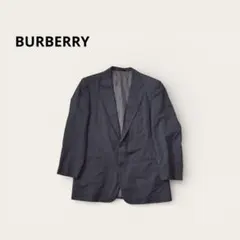 バーバリー テーラードジャケット ストライプ カシミヤブレンド ウール 羽織り