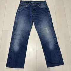 RRL ストレートデニム 34x32 ダメージ加工 W34 RRL デニムパンツ ストレートレッグ ダメージ加工W34 USA製 - メルカリ