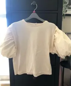 ZARA クリーム色 半袖Tシャツ 11-12歳