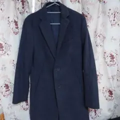 Phenium グレー チェスターコート　メンズ