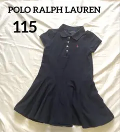 Polo Ralph Lauren ネイビー 半袖ワンピース　冠婚葬祭　115