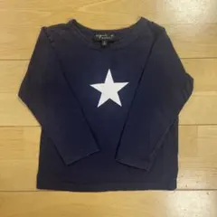 値下げ　agnès b. 星プリント長袖カットソー 4 ans
