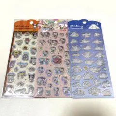 ぷくっとシール　サンリオ　キャラクターシールセット 3枚