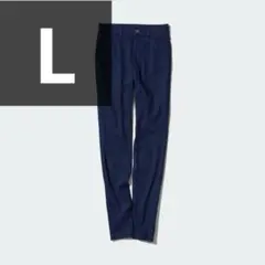 UNIQLO ヒートテックウルトラストレッチレギンスパンツデニム 丈長め ブルー