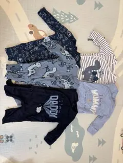 動物柄ロンパースセット 約70cm