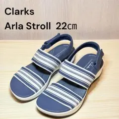 【未使用級】クラークス アーラストロール 厚底スポーツサンダル 22cmのサムネイル