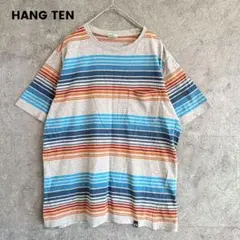 HANG TEN　ハンテン　半袖カットソー　ボーダー　メンズ　Tシャツ Mのサムネイル
