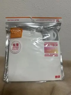 【新品未開封】UNIQLO 極暖ヒートテックコットン XL 長袖インナー 白