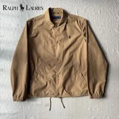 未使用級✨️ポロラルフローレン コットンコーチジャケット L ベージュ 