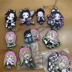 鬼滅の刃　ラバスト　甘露寺蜜璃　胡蝶しのぶ　セット　キーホルダー