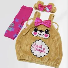 アースマジック　シルキーファーフェイスマフィーバルーンジャンスカ　ヘアバンド