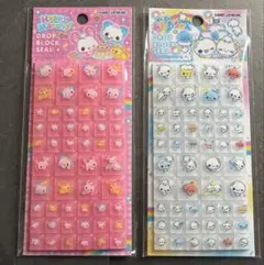 あわわちゃん　ハッピーマーチ　タイルシール ２種