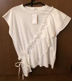 タグ付　サマンサモスモスブルー フリル　カットソー