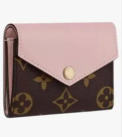 Louis Vuitton 正規品 ピンク財布ポルトフォイユ ゾエ モノグラム