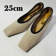 MH48◆新品◆Le Talon GRISE レザーストレッチパンプス 25.0