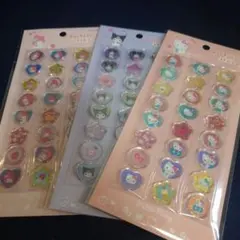 おはじきふうシール　サンリオ 3個セット