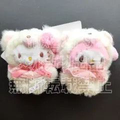 サンリオ ふわもさドール マスコットホルダー ハローキティ マイメロディ