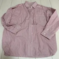 GU ボーダーシャツ　XLサイズのサムネイル