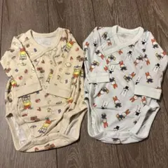ミッフィー　絵本コレクション　リチャードスキャリーユニクロ長袖ボディスーツ 70