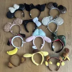 ディズニー カチューシャセット 多色 21点 - メルカリ