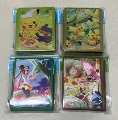 【未開封】ポケモンカードゲーム デッキシールド 64枚入り 4個セット ①
