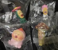 こびとづかん ソフビフィギュア 4個セット