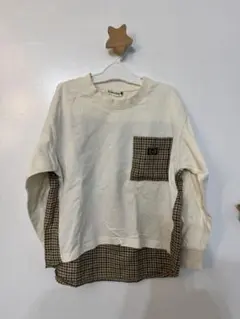 branshes 長袖カットソー 120cm キッズ服 古着
