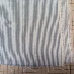 ヒッコリーストライプコットン生地　108×100