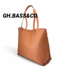 GH.BASS&CO. 本革 トートバッグ A4 ポーチ付 - メルカリ