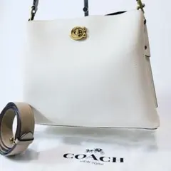美品✨ COACH コーチ ウィロウ ショルダー バッグ C2590 2WAY