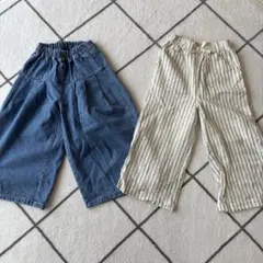 ワイドパンツ　100 2枚セット