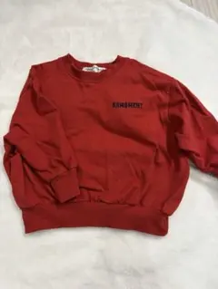 【美品】RRMoment 赤 トレーナー 90サイズ
